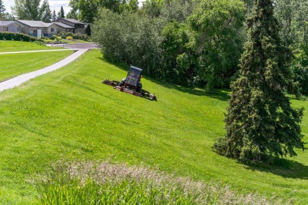 Hillside Mowing in Ithaca